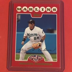 Miguel Cabrera #10 2008 Topps [Opening Day] Baseball Trading Card
